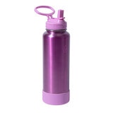 Thermoflask Botellas de Acero Inoxidable con Aislamiento al Vacio de Doble Pared 1.2L Rosa/Negro