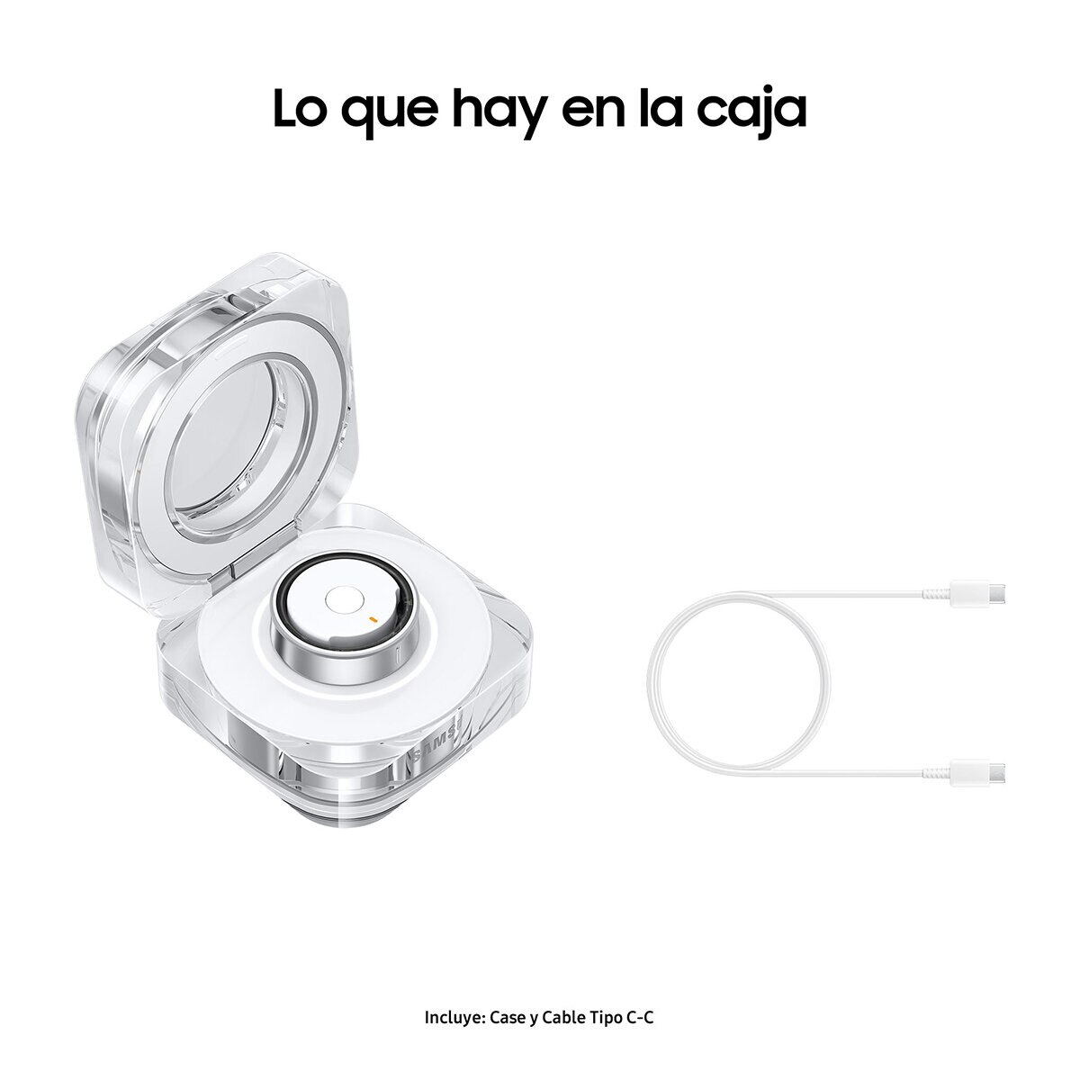 Samsung Galaxy Smart Ring Plata Titanio - Talla 8