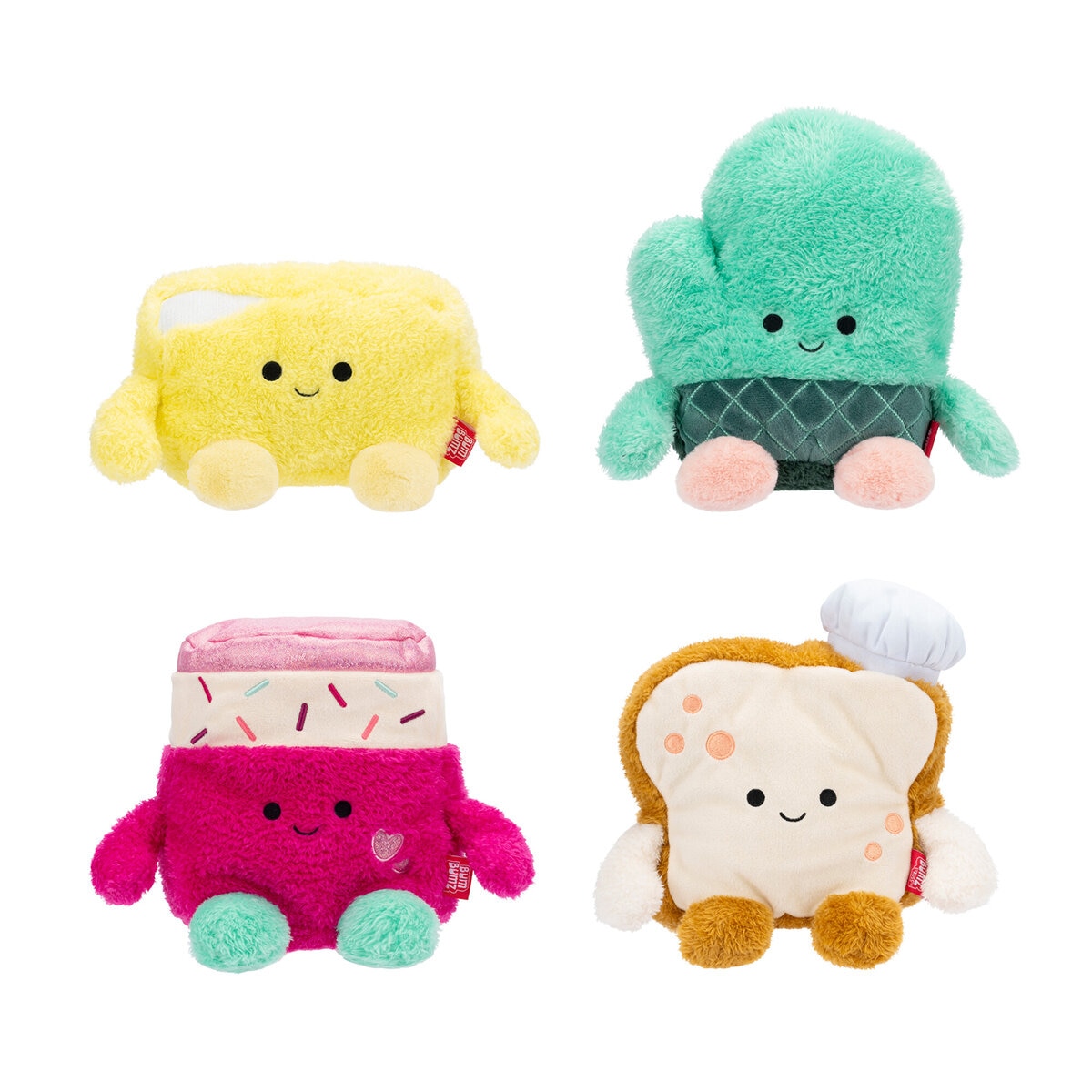 Set de Muñecos de Peluche 4 Piezas, Varios Modelos