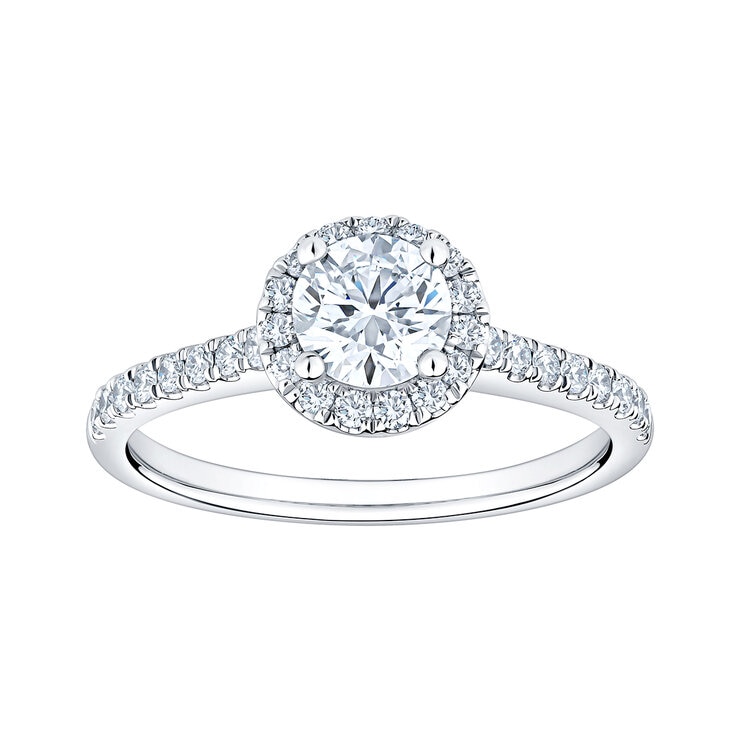 Anillo Nupcial de Diamantes 1.00ctw, Platino