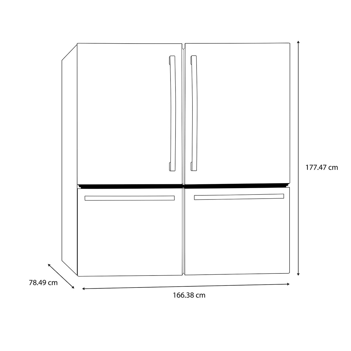 GE Profile Refrigerador 19'/19'' Gemelos