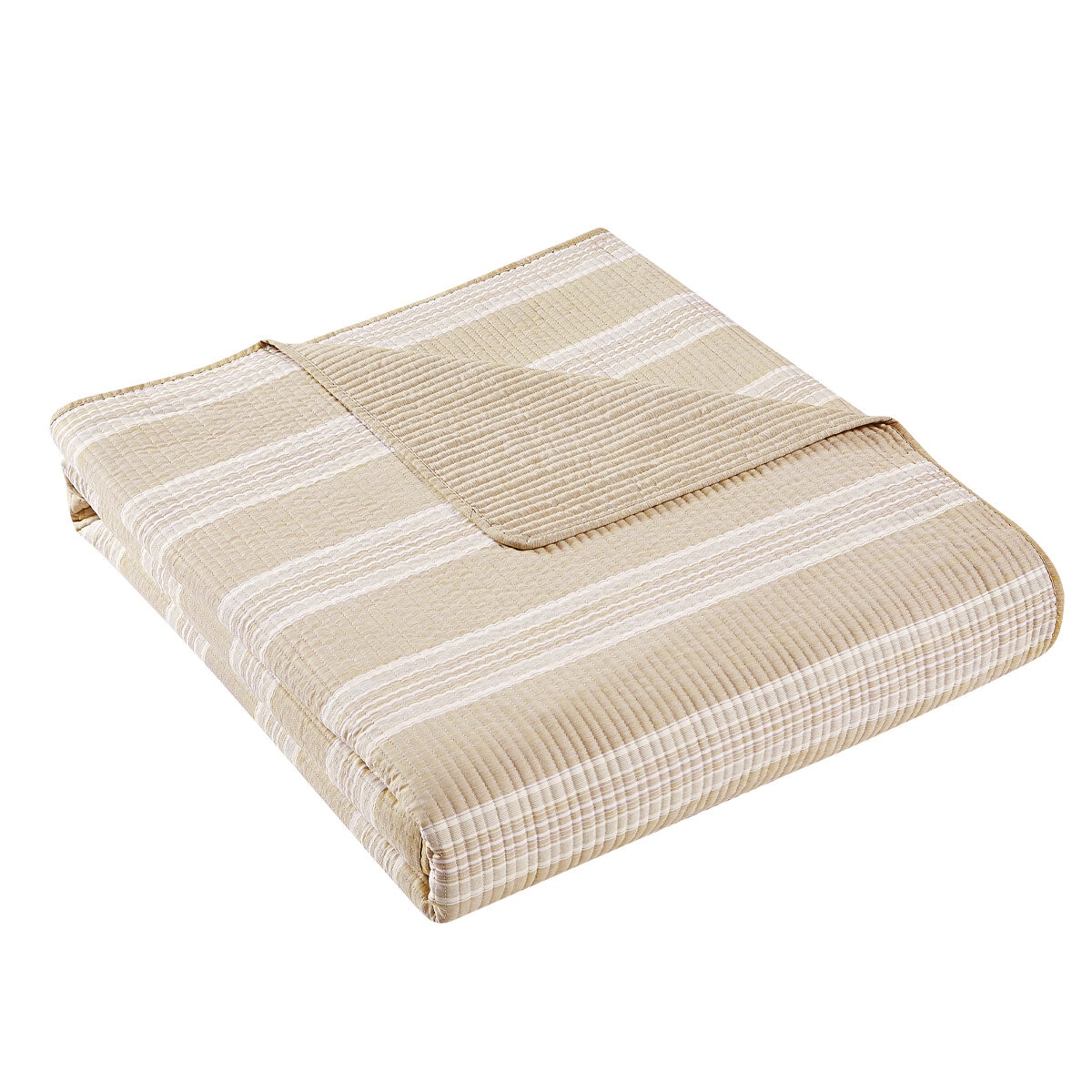 On Orchard Road Juego de Sobrecama de 3 Piezas Tamaño Queen Beige