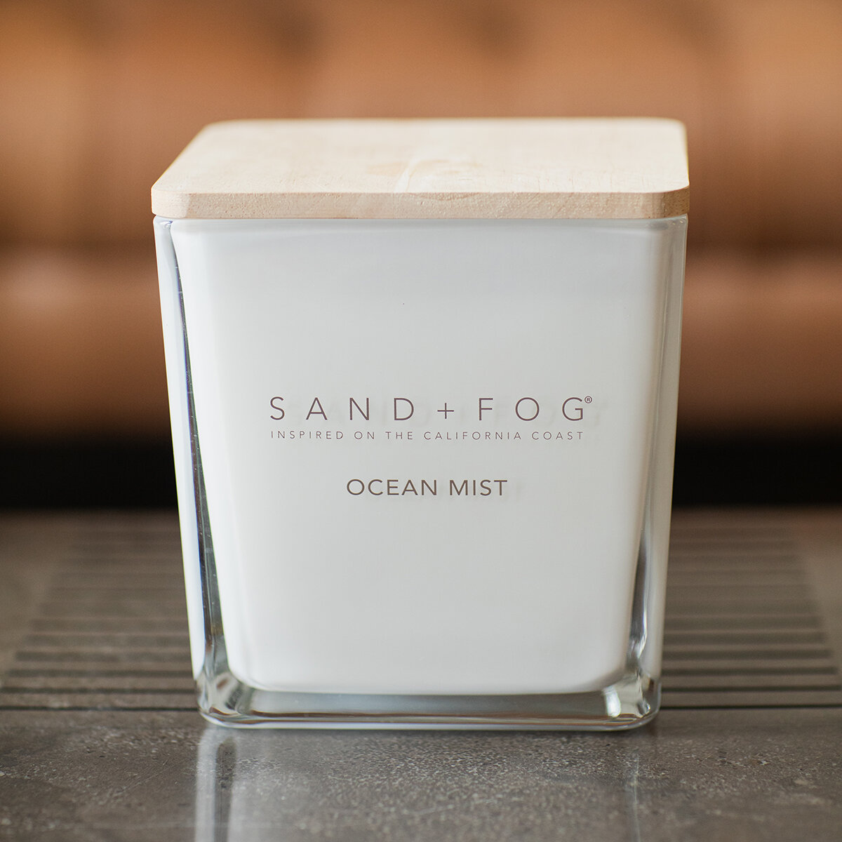 Sand + Fog Vela Aromática de Mezcla de Cera de Soya Brisa Marina