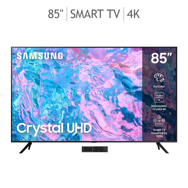 Samsung Pantalla 85" 4K UHD Smart TV