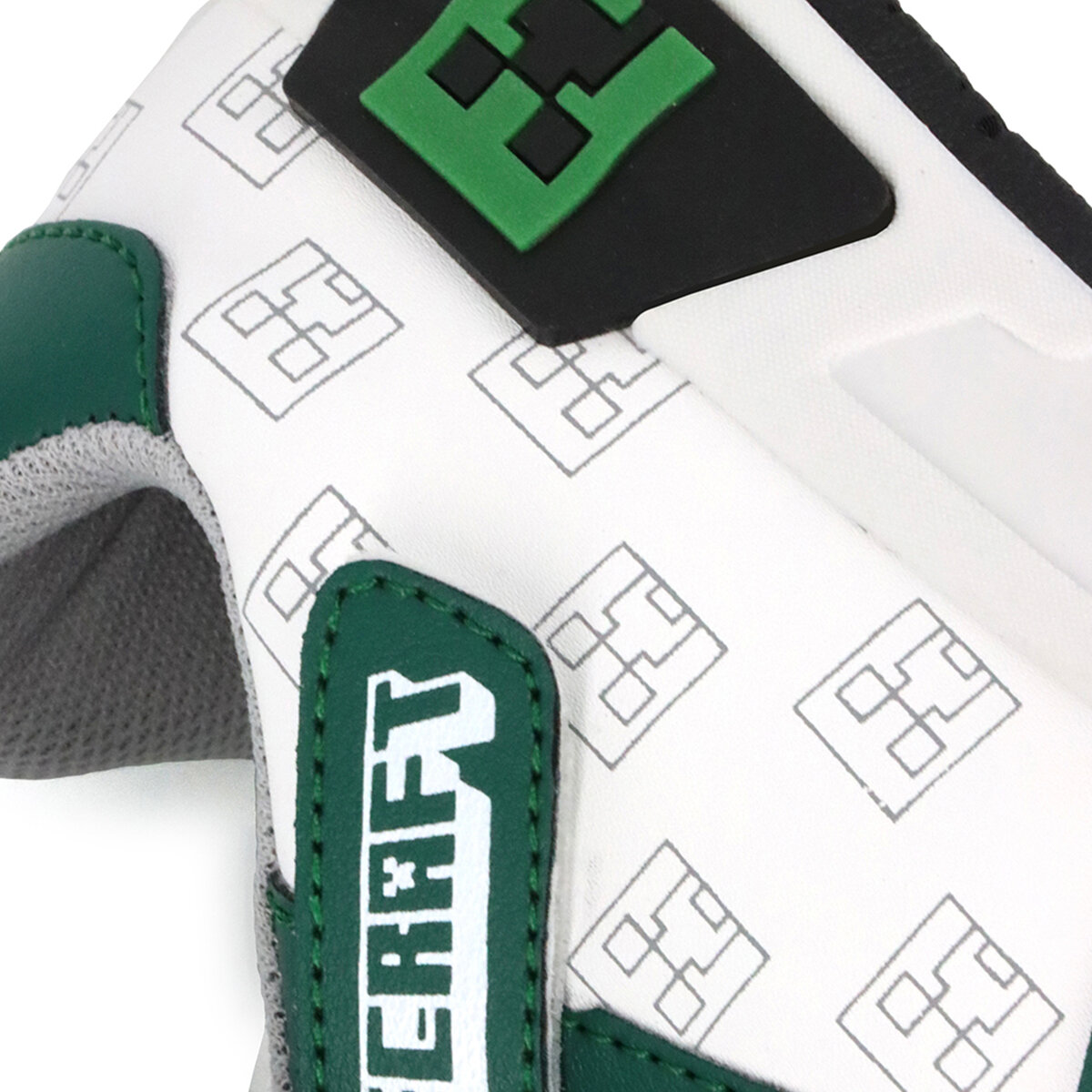 Minecraft, Tenis Color Verde/Blanco con Broche de Velcro para Niño, Varias Tallas