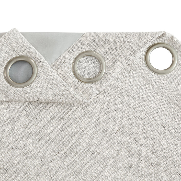 SUNBLK, Cortinas con Bloqueo Solar, Crema