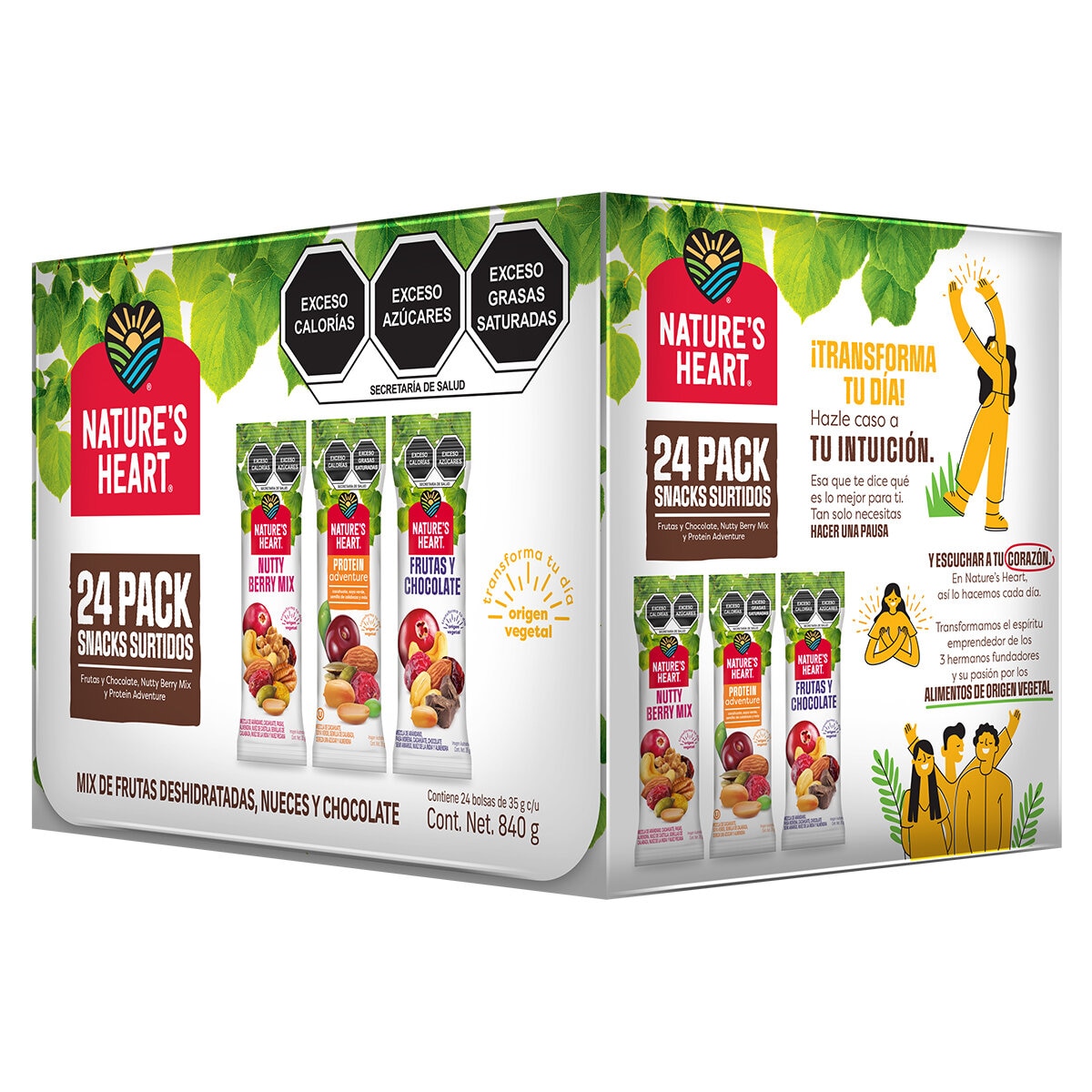 Natures Heart Botana Surtida 24 piezas de 35g