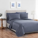 Kirkland Signature Juego de Sábanas King 6 piezas azul