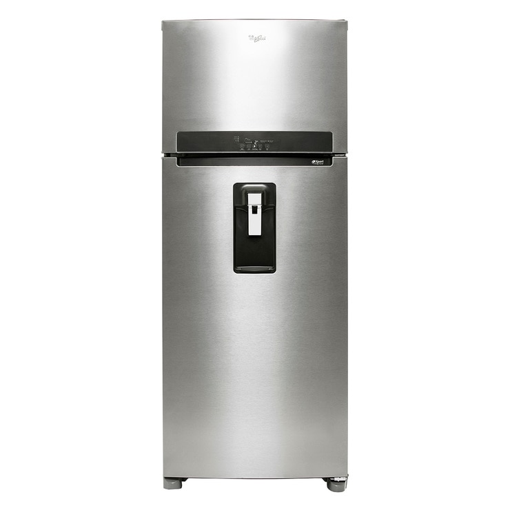 Refrigerador Whirlpool de 18' Top Mount, color acero inoxidable