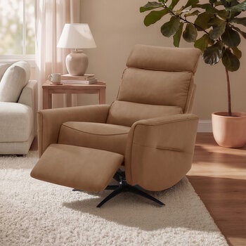Aiden & Ivy, Sillón Reclinable Manual de Cuero Aiden & Ivy, Sillón Reclinable Manual de Cuero