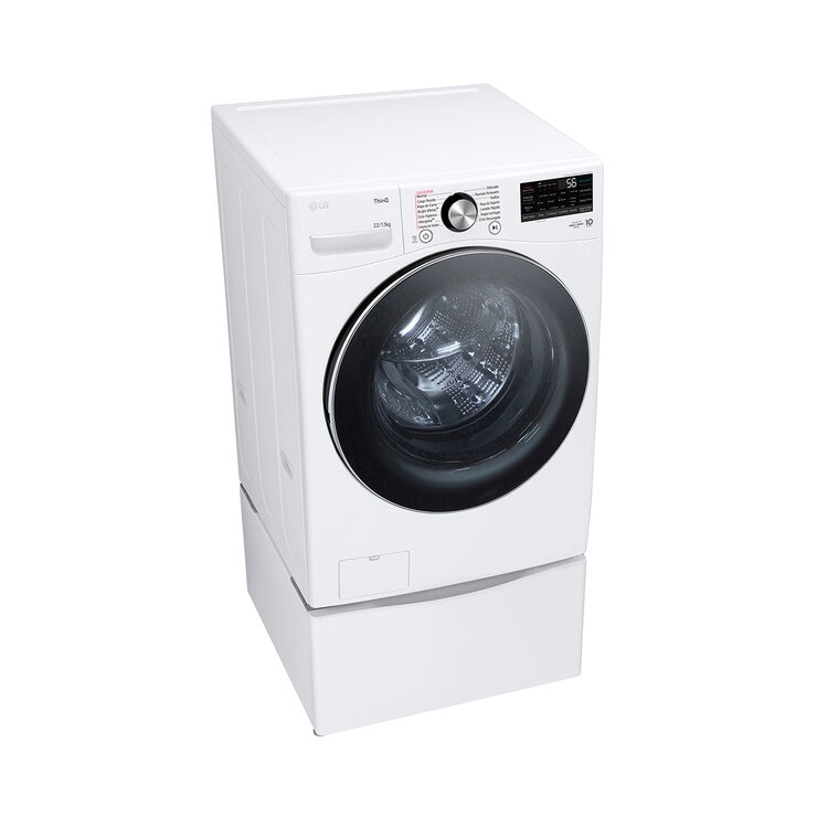LG Lavasecadora Eléctrica 22Kg/13Kg con Pedestal