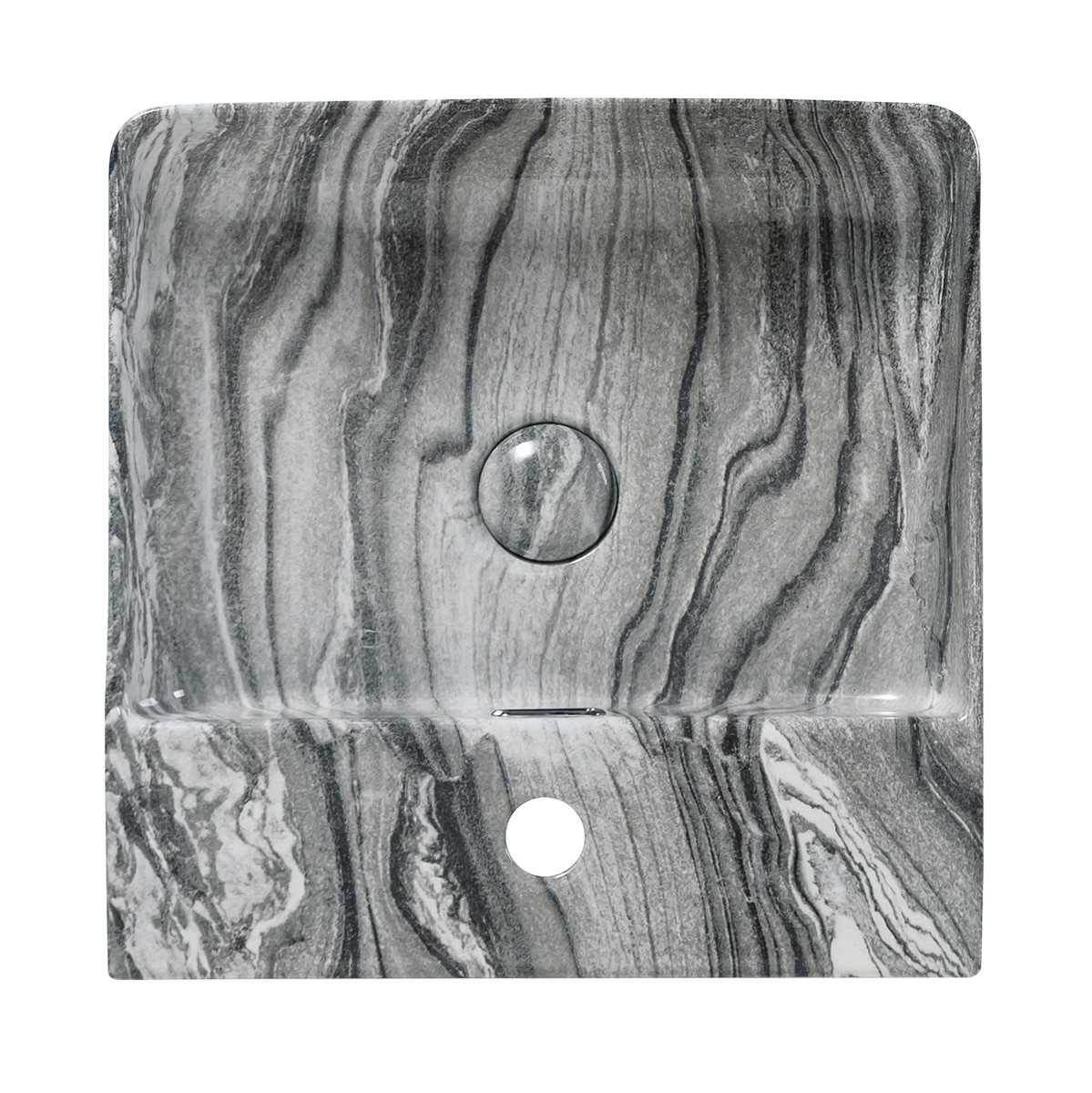 Moorefield, Lavabo de Baño de Cerámica Veteada Colombe