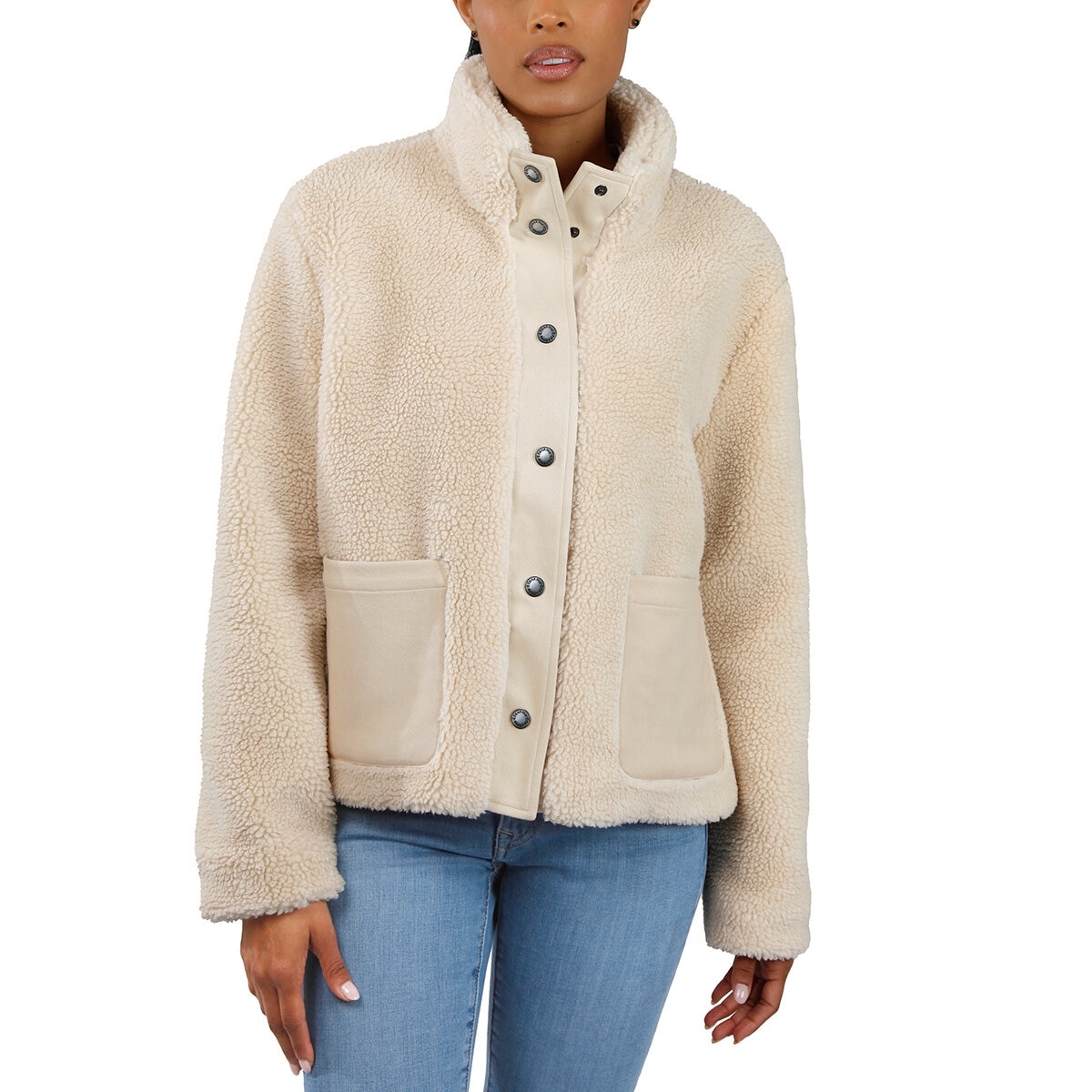 Bearpaw Chamarra para Dama Crema Extra Grande Bearpaw Chamarra para Dama Crema Extra Grande