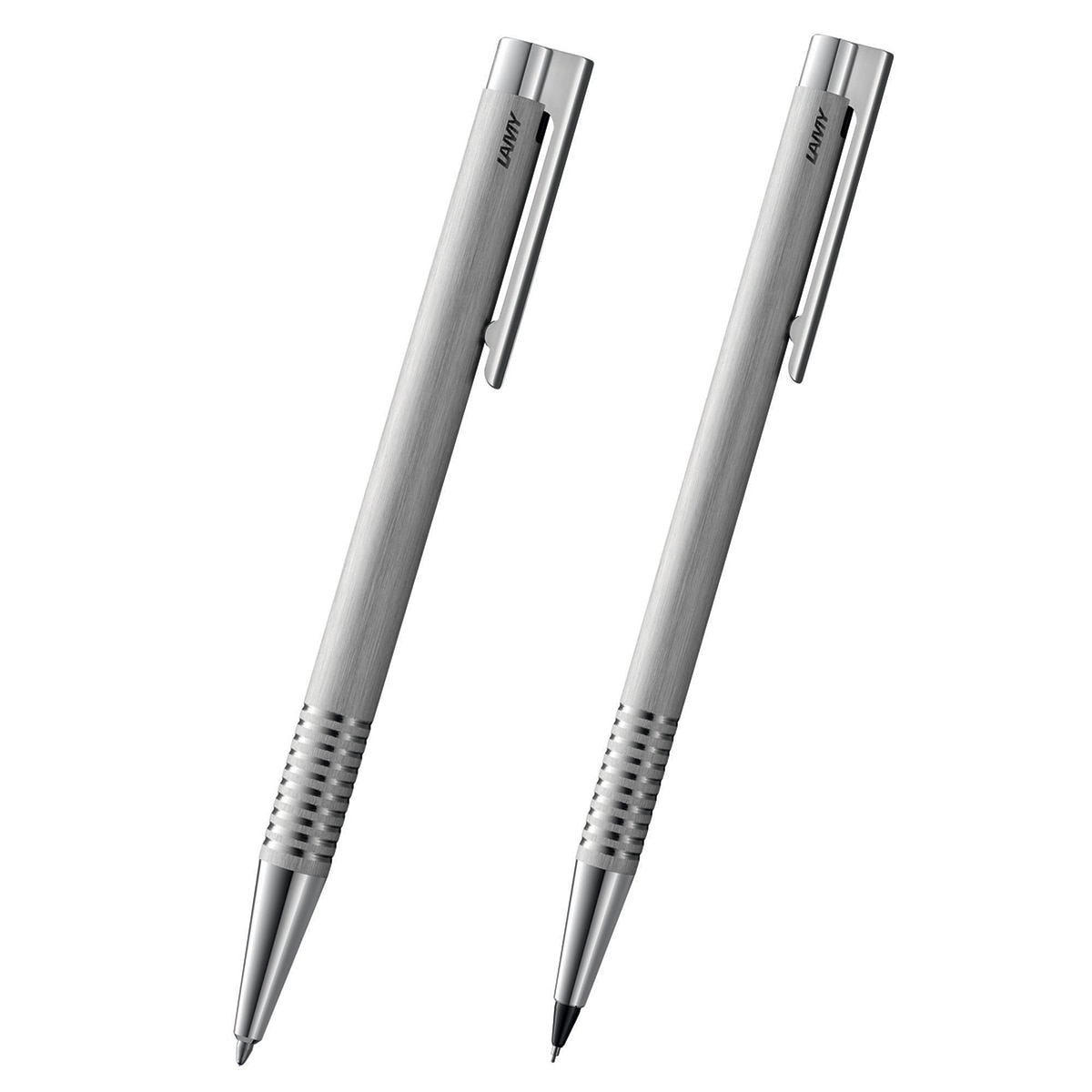Lamy Logo Matt Black - Portaminas Atemporal Con Alta Funcionalidad Y Estuche De Robusto Acero Inoxidable - Incluye Recambio M 40 De Línea Fina 0,7 Mm