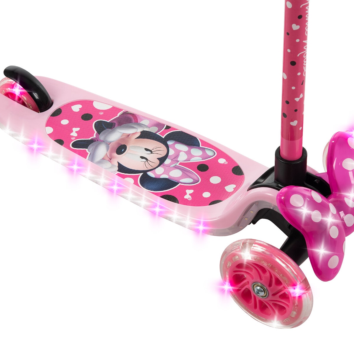 Bicicleta y Scooter Infantil R16 Huffy Minnie Combo