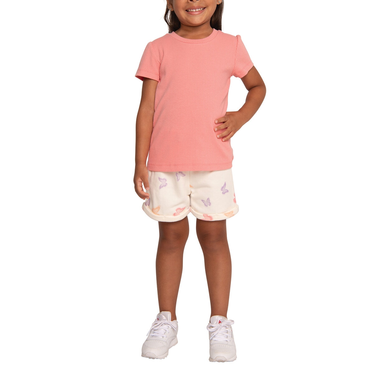 Pekkle Playera 4 piezas para Niños y Niñas Mariposa 3 Años