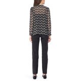 Bobeau Blusa para Dama Gris Extra Grande