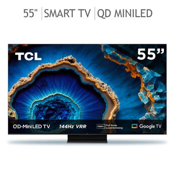 TCL Pantalla 55" 4K QLED Miniled Smart TV