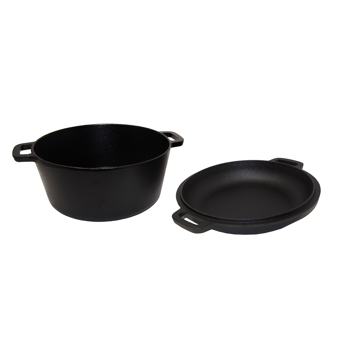 Olla Holándesa de Hierro Forjado 4.7 lt con Tapa Sartén de 26 cm, Westinghouse