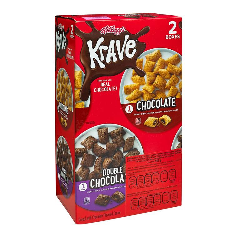 Cereal de Chocolate Krave Kellogg´s 963 g Costco México