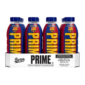 Prime Bebida Hidratante 12 pzas de 500 ml Prime Bebida Hidratante 12 pzas de 500 ml
