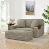 Thomasville, Gilroy, Sillón de Tela Con Otomano Thomasville, Gilroy, Sillón de Tela Con Otomano
