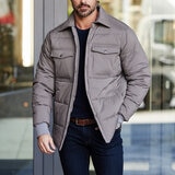 Weatherproof Chamarra para Caballero Gris Chica