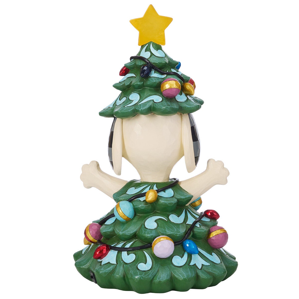 Jim Shore, Estatua de Árbol de Snoopy, Pintada a Mano Jim Shore, Estatua de Árbol de Snoopy, Pintada a Mano