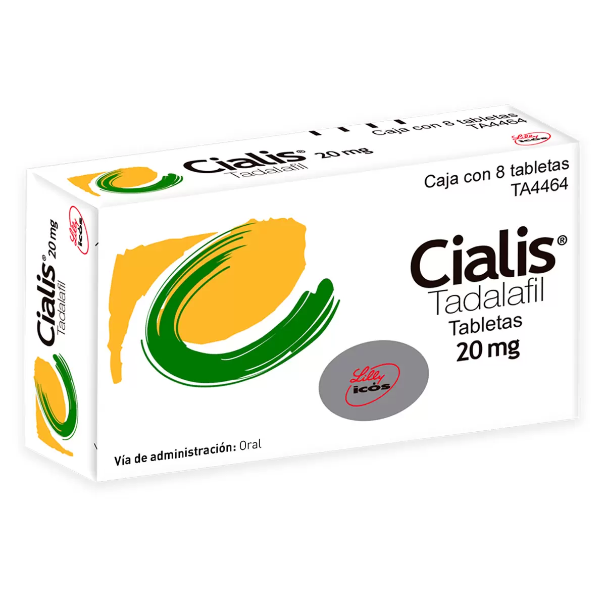 Cialis 20mg 8 Tabletas