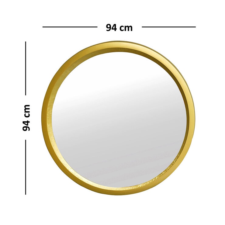 Luvi Home, Cerchio Oro, Espejo de Pared Cerchio Oro
