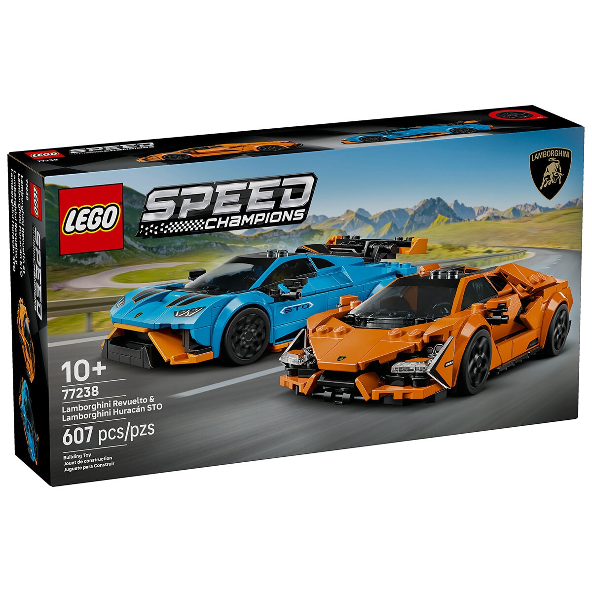 LEGO Speed Champions Lamborghini Revuelto y Huracán STO