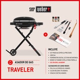 Weber, Traveler Compact Asador de Gas