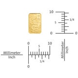 Lingotes de Oro 25 pz de 1g c/u PAMP, Dragón Buena Suerte
