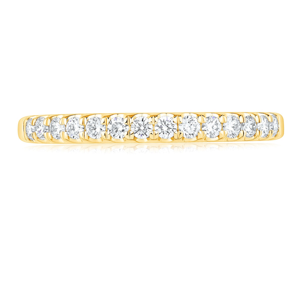 Anillo, 0.25ctw Diamantes, Oro Amarillo de 14K