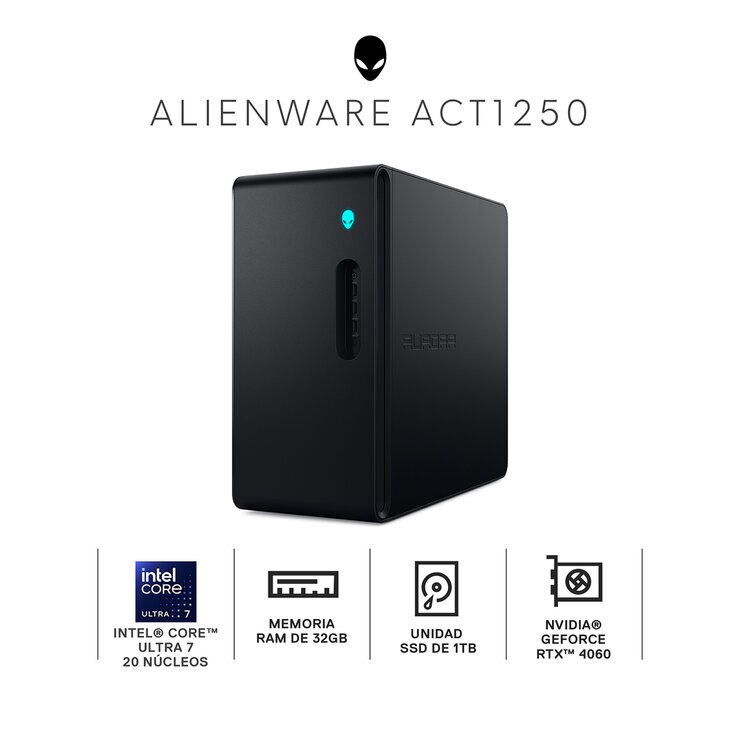 DELL Alienware Gaming ACT 1250 Desktop Tower Intel Core Ultra 7 32GB 1TB SSD