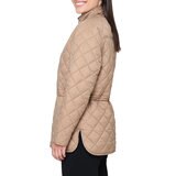 Nicole Miller Original Chamarra reversible para Dama Café Extra Grande