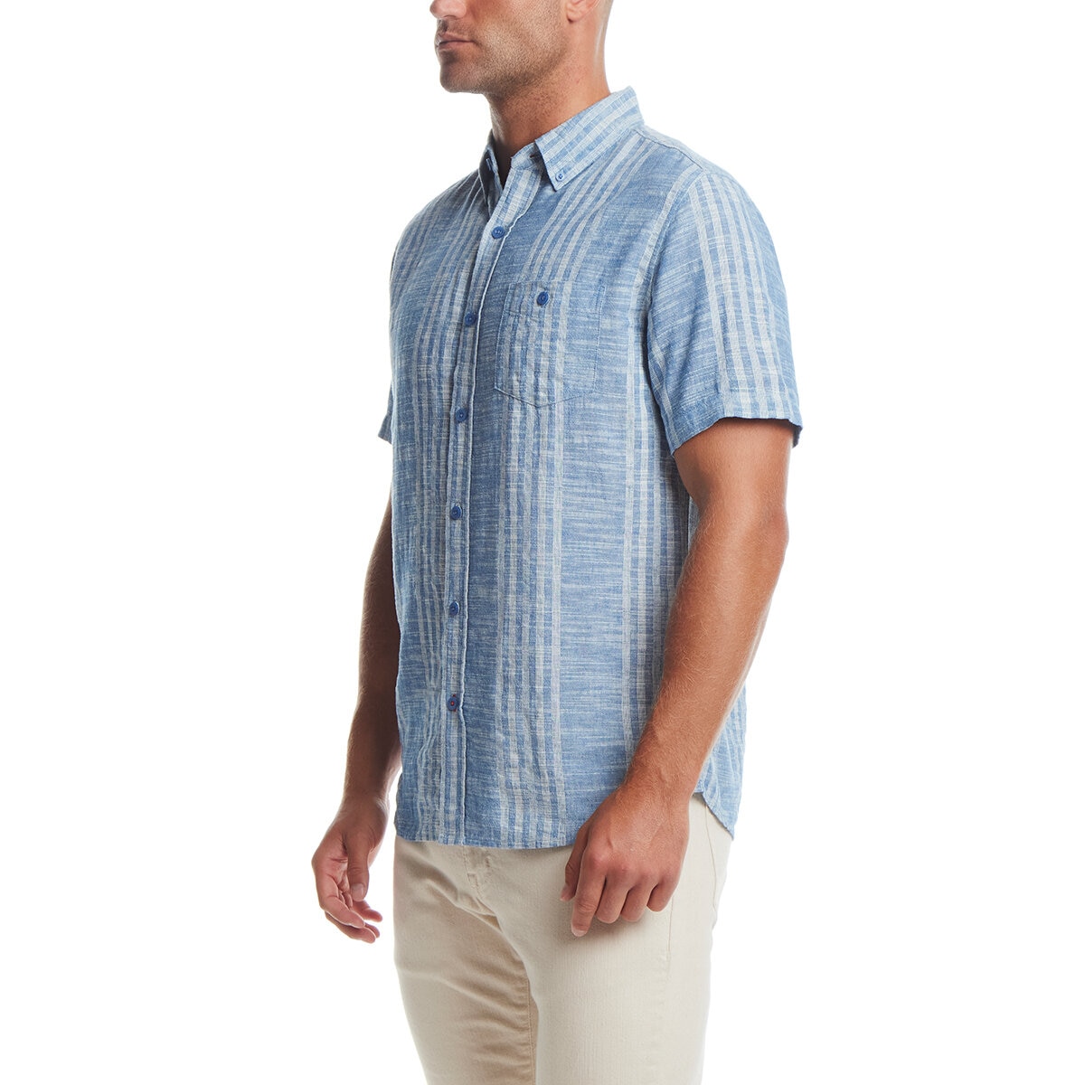 Weatherproof Vintage Camisa para Caballero Azul Grande