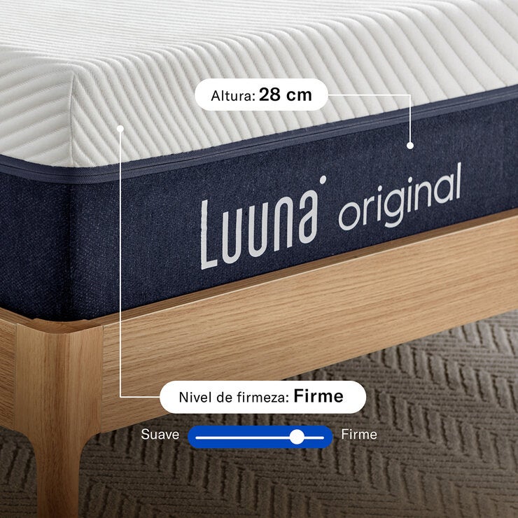 Luuna Colchón Original Memory Foam, Matrimonial