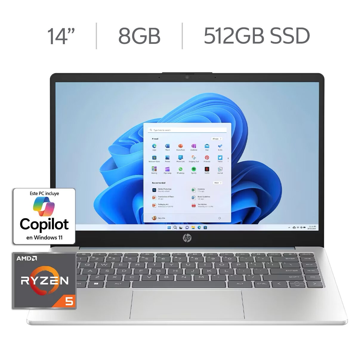 HP 14-em0017la Laptop 14" Full HD AMD Ryzen 5 8GB 512GB SSD HP 14-em0017la Laptop 14" Full HD AMD Ryzen 5 8GB 512GB SSD