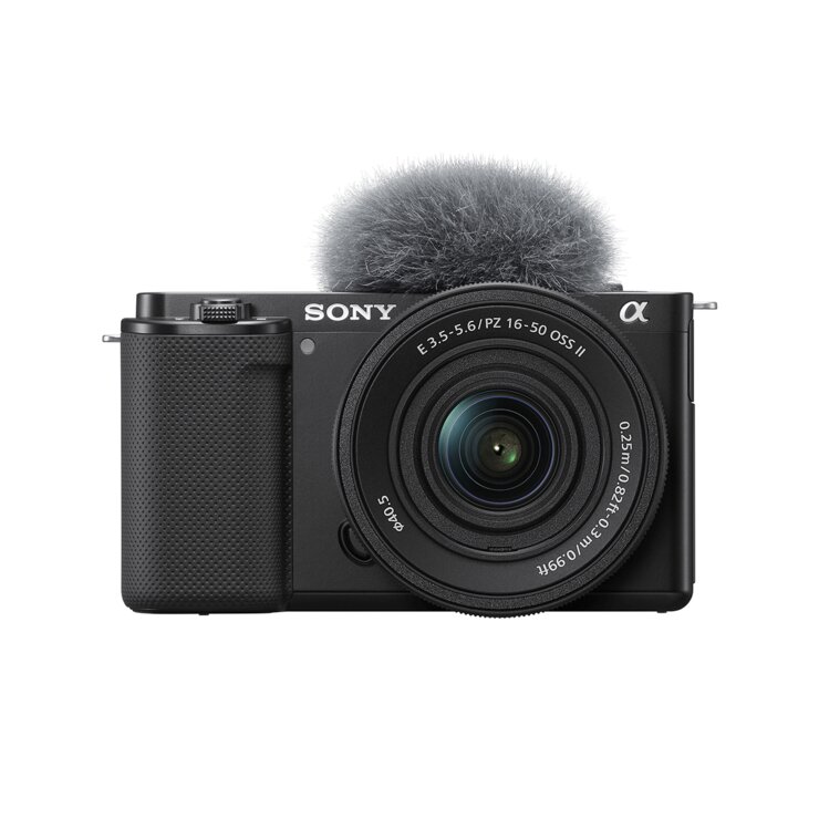 Sony Cámara Digital ZV-E10 Con Lente Intercambiable Para Vloggers