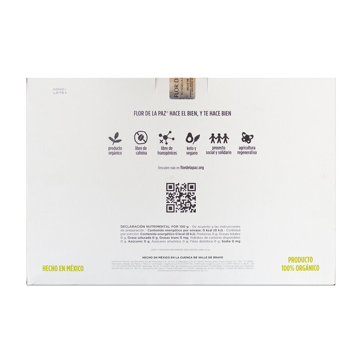 Flor de La Paz Té Organico kit 4 cajas con 16 sachets