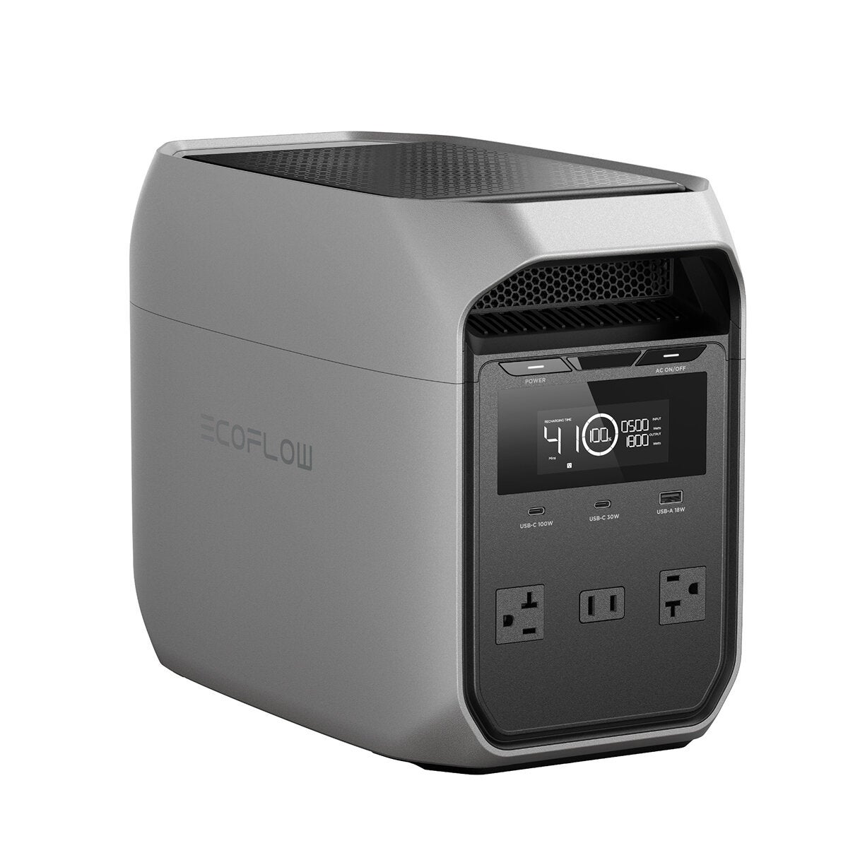 EcoFlow, Estación de Energía Portátil Delta 3 Classic, Capacidad 1,024 Wh / 1,800 W EcoFlow, Estación de Energía Portátil Delta 3 Classic, Capacidad 1,024 Wh / 1,800 W