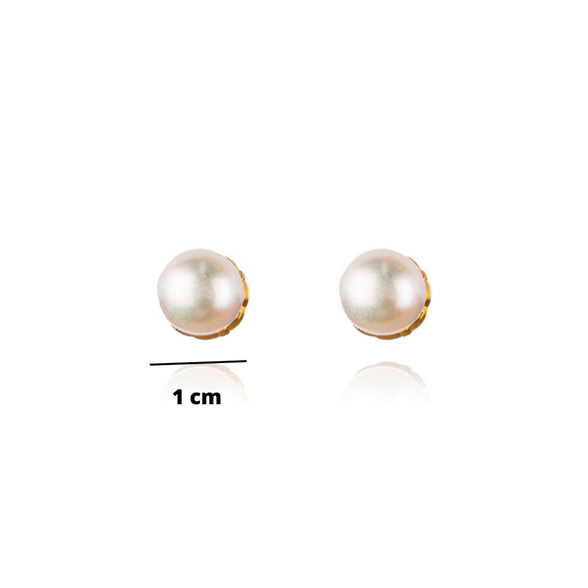 Ablime, Juego de Collares, Largo y Corto con Aretes Tipo Broquel