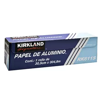 Kirkland Signature Papel de Aluminio 1 Rollo 30.5 cm x 304.8 m