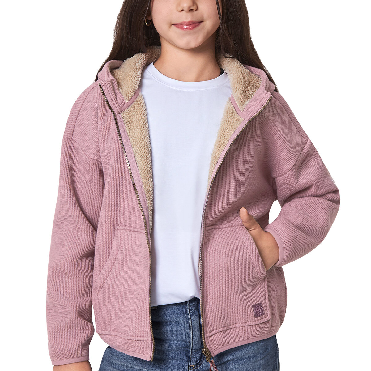 Mondetta Chamarra para Niños y Niñas Rosa 14 / 16 Años