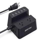 Bestek, Supresor Multicontacto tipo L MRJ2004-BK - Negro Bestek, Supresor Multicontacto tipo L MRJ2004-BK - Negro