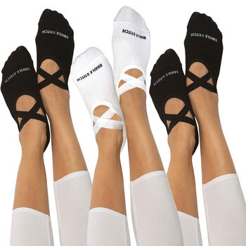 Single Stitch Calcetines para Yoga / Pilates / Barre para Dama 3 piezas Varios Colores Single Stitch Calcetines para Yoga / Pilates / Barre para Dama 3 piezas Varios Colores