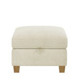 Thomasville, Sillón Giratorio de Tela con Otomano