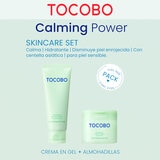 Tocobo, Calming Power, Set 2 Piezas, Almohadillas Calmantes y Crema en Gel