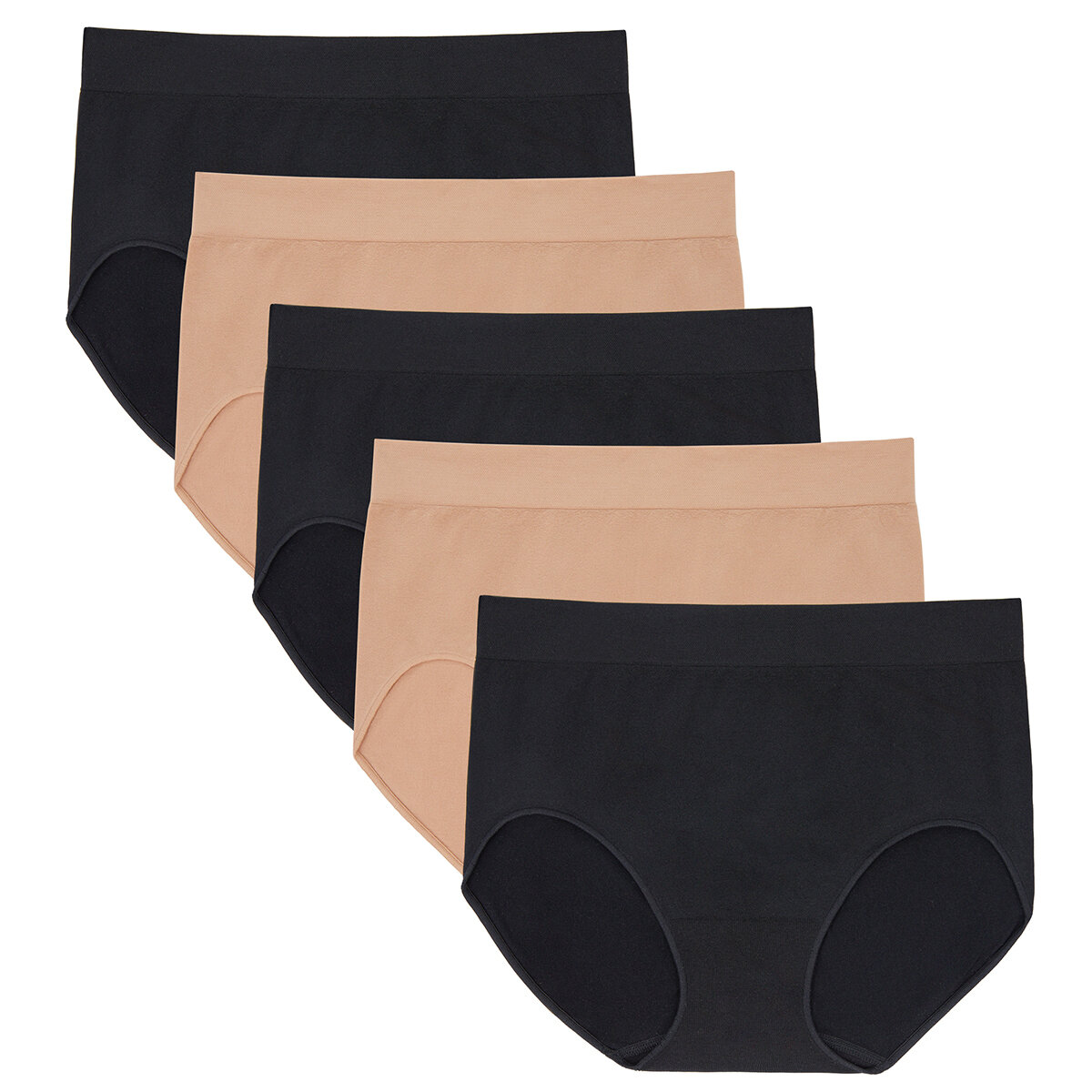 Carole Hochman Ropa interior para Dama 5 piezas Negro Mediana Carole Hochman Ropa interior para Dama 5 piezas Negro Mediana